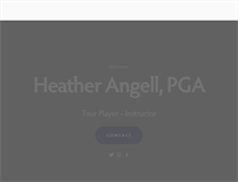 Tablet Screenshot of heatherangell.com